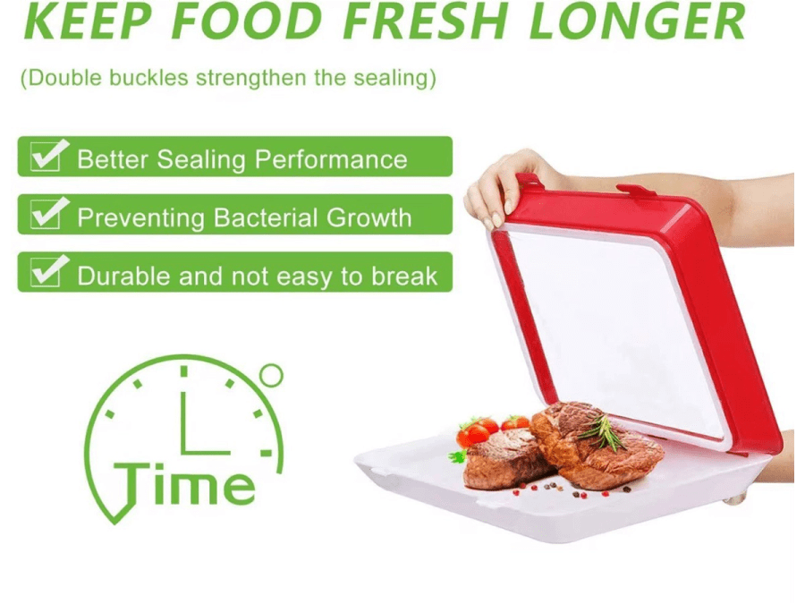 11- Hava tahliyeli kilitli saklama kabı ( Tepsi )